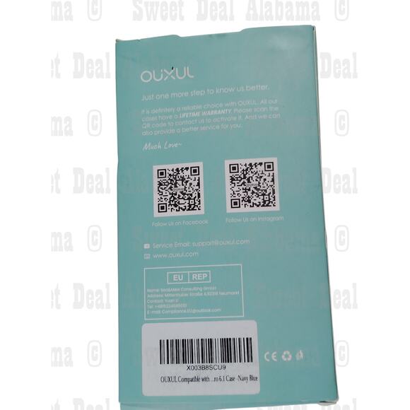 OuXul Cellphone Case For iPhone 12/12 Pro (6.1"), Navy Blue - Picture 5 of 5